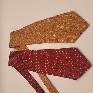 Valentino & Faconnable 100% Silk Men's Ties